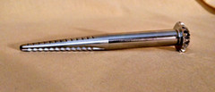 JOHN DEERE COTTON PICKER SPINDLE SILVER METAL UNMARKED COTTON GIN HARVEST 4 7/8″