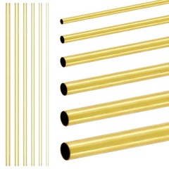 Brass Tube Brass Pipe Length 300mm Select Round Diameter 0.8mm – 25mm DIY Tube