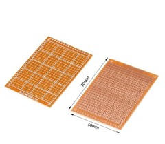 10pcs 5cm x 7cm (2x3in) PCB Prototyping Perf Boards Breadboards DIY US