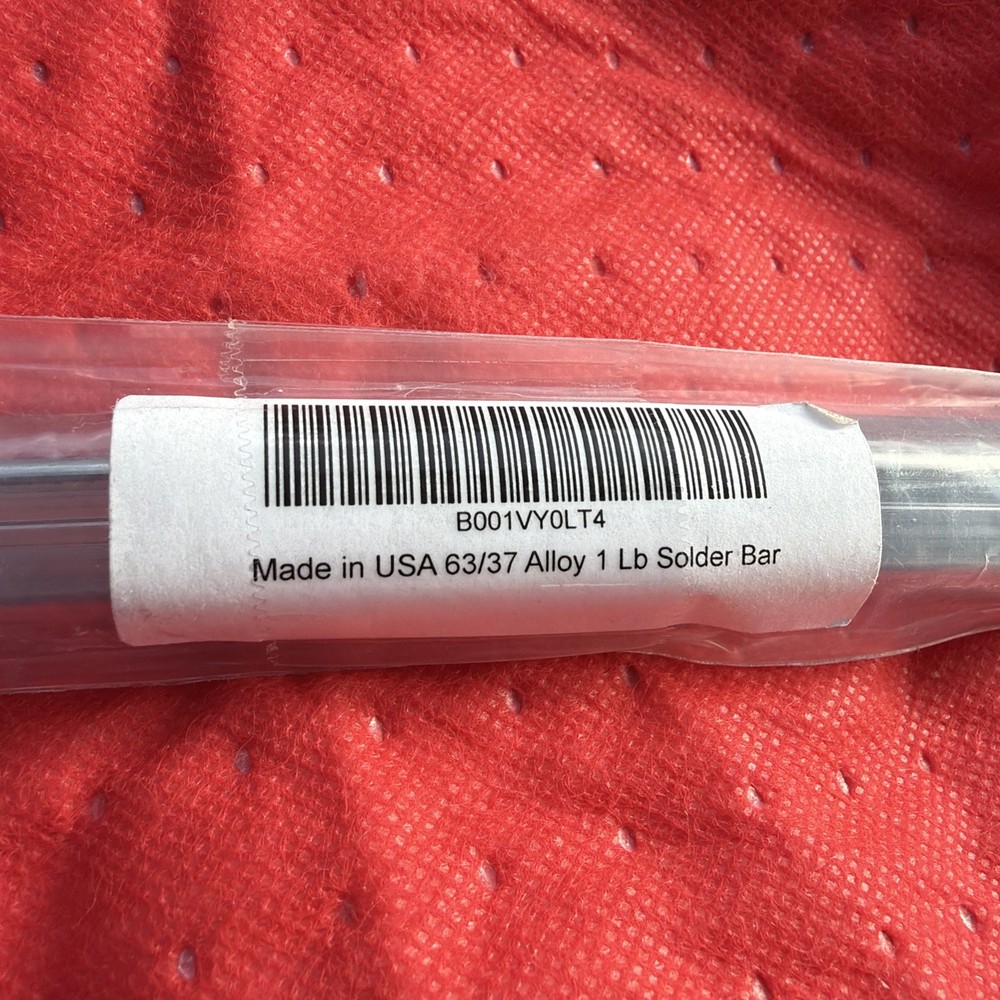 1 lb Alloy High Purity Tin Lead Solder Stick Pure Tin Rod Soldering Strip for…