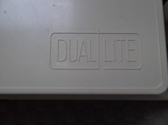 (2)Dual Lite Emergency Exit lights EZ-2, Good Used condition. Made by Hubbell.