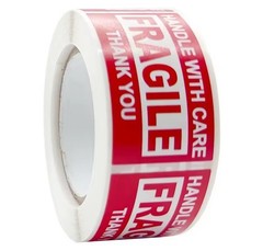 250 Per Roll “Fragile Handle with Care” Sticker For Shipping Ebay Packages