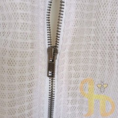Full Ventilated Beekeeping String Protective Suit 3 Layers Fencing Veil White