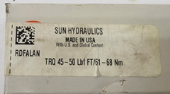 Sun Hydraulics RDFALAN Direct Acting Relief Valve Cartridge, 2-Port 50GPM
