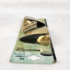 Shelving by Design Brushed Brass Shelf Grip Item 160457 Shelf Brackets Vintage