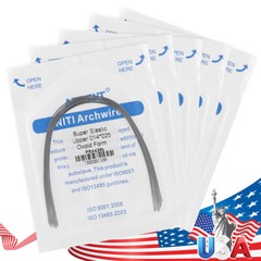 AZDENT Dental Orthodontic Super Elastic Niti Rectangular Arch Wires Ovoid Form