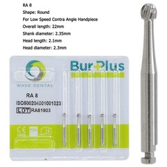 Wave Dental Carbide Burs Latch Round RA 2 4 5 6 8 702 For Low Speed Contra Angle