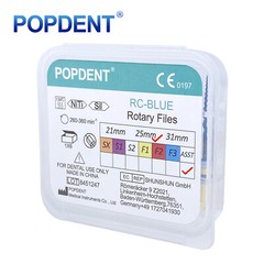 POPDENT Dental Endo Rotary Files X-Pro Gold Taper NITI Endodontic Root Files