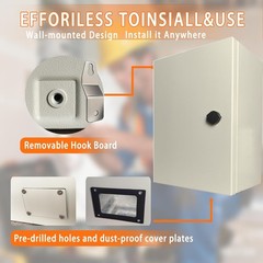 10x8x6” Carbon Steel Electrical Enclosure Junction Box,IP66