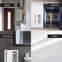 8 x 16 Access Panel for Drywall and Ceiling – White ABS Plastic Door Panel, W…