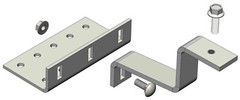 Magerack Top Mount Tile Hook Bracket w Flashing Solar Panel PV Module Mounting