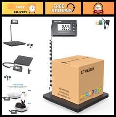 Accurate 440lbs Shipping Scale – Ultrathin Postal Scale for Packages & Luggage