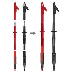 8X Automotive Test Lead Kit Power Probe Wire-Piercing Clip Puncture Wire Break
