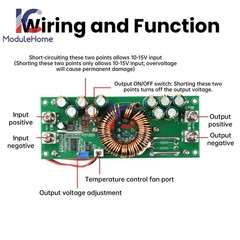1200W 30A 1500W 50A Adjustable DC-DC Step-down Buck Power Supply Module