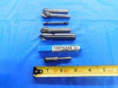 LOT OF 6 HSS COUNTERSINKS 45 / 50 / 60 / 90 / 120 DEGREES SIZES UP TO 5/8″