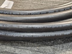 ADS Polyflex 4710 1/2 IN x 100 FT Coil Polyethylene Pipe, 125 PSI SIDR 15, Black