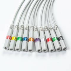 Banana 4.0mm to Clip Adapters AHA 30cm 0.98Feet 10pcs Per Bag