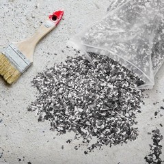 Decorative Color Chips for Garage Floor Epoxy Paint – 2 Kg, Gray, White, Black