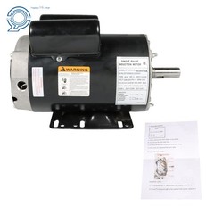 5 HP Compressor Duty Electric Motor 1 Phase 3450 RPM 56Hz Frame 7/8″ Shaft 230V