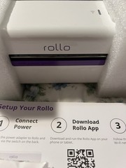 ALL 3-White Rollo X1040-Wireless Thermal Label Printer&Shipping Scale&500 Labels