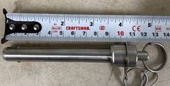 Stainless Steel Quick Release 1/2″ diameter Push/Pull Hitch Pin with Lanyard