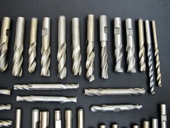 Mixed Estate Lot of 40+ Machinist End Mills & Precision Milling Cutters Tool