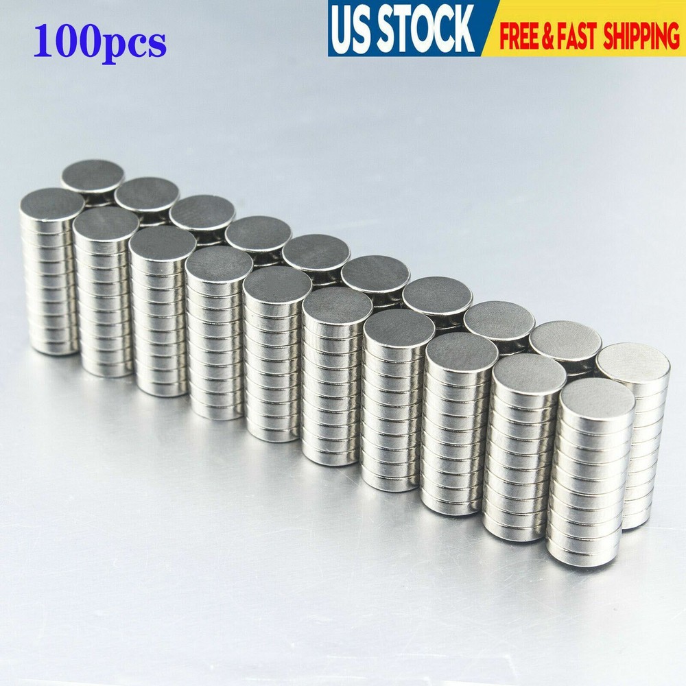 N35 6mm X 1.5mm 100X Neodymium Magnets Round Disc Super Strong Rare Earth Fridge