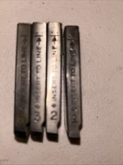 RIDGID 484485 Like 48635 5/8 in. – 11 UNC High Speed Bolt Dies for Models 500B