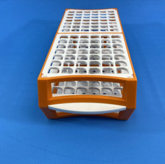 Simport Scientific Tube Rack Holds 84 Tubes Assorted Colors Total of 7 Racks