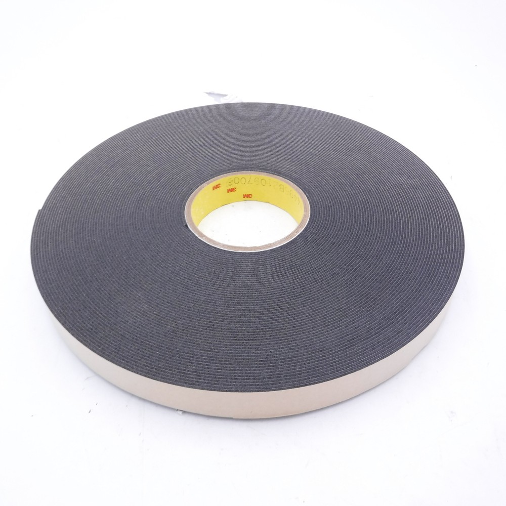 3M 1″ x 36Yds Black Double Sided Coated Polyethylene Foam Adhesive Tape 4496B