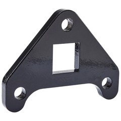 2Pcs Chinese Mini Excavator Drive Motor Reinforcement Brackets W/ Tie Down Slot