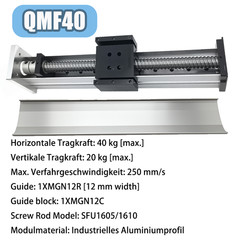 Linear Rail Guide Slide Stage Dust Cover Nema23 Closed loop Stepper Driver Kit