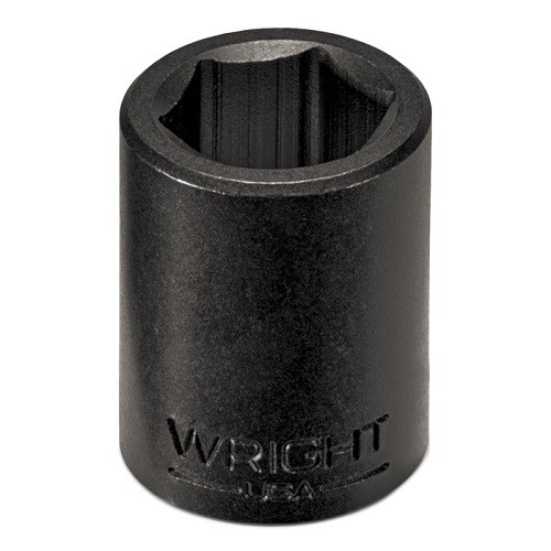 Wright Tool 48-12MM – 1/2Inch Drive 6 Point Standard Metric Impact Socket – 12mm