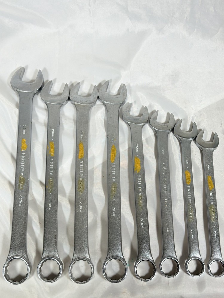 Proto USA Metric Combination Wrench Set 20-32mm 8pc 1220M-1232M Professional
