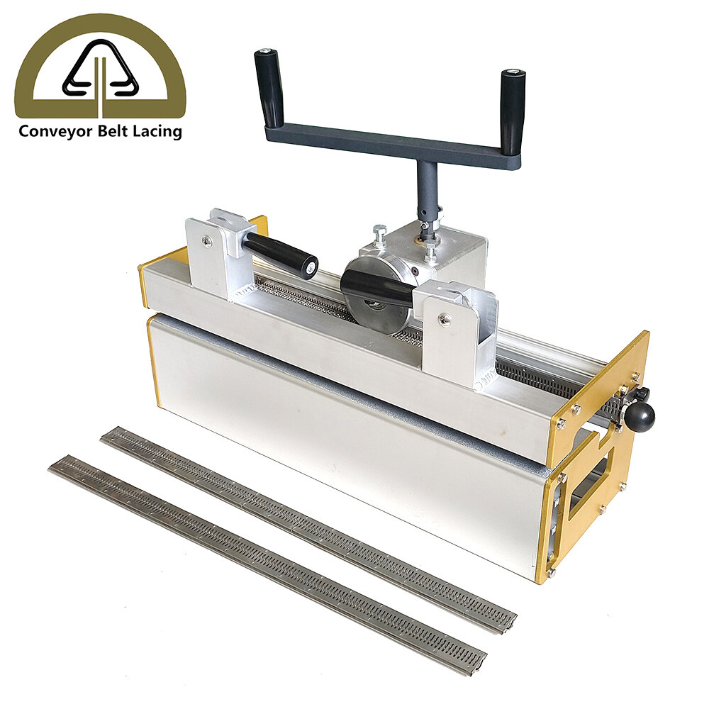 12″ Conveyor Belt Belt Lacing Tool For Clipper Roller Lacer Wire Hook+Templates
