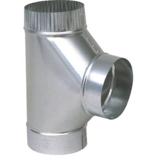 UNITED STATES HDW GV0883-A 4″ 26GA Galvanized Tee
