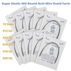 1Pack Orthodontic Dental Super Elastic Niti Round Ovoid/Natural/Square Arch Wire
