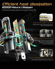 5×7 7×6 LED Headlights Off-road Ford E150 E250 E350 High Low Beam DOT Approved