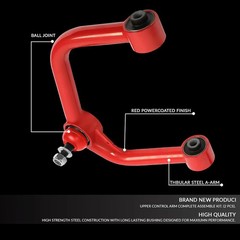 Front Upper Control Arm Uni-Ball Joint Pair 2004-2022 Ford F150 4WD 2-4in Lift