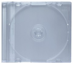 10 SLIM Clear CD Jewel Cases & 100 OPP Bags