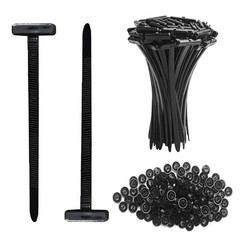 50PCS Nylon Strong Cable Tie Buckle – Heavy Duty UV-Resistant for Secure Auto…