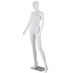 70″ White Female Mannequin Full Body Maniquine Model Stand w/ Adjustable Posture