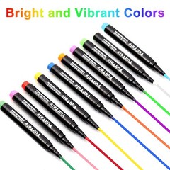 1 Count (Pack of 10), red, blue, green, orange, pink, yellow, purple, brown,…