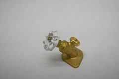 Lead-Free Brass Hose Bibb Spigot Faucet Set of 2 1/2 in FIP x 3/4 in GHT White