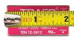 Traco Power, TEN 12-2412 Isolated DC/DC Converter, Input Voltage: 9-36VDC