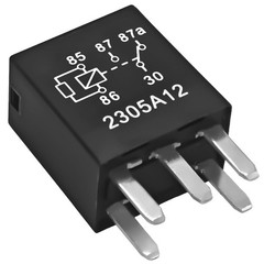 Automotive Power Relay 13502750 – 5 Pin Plug-In, Reliable Performance, 4 Pack