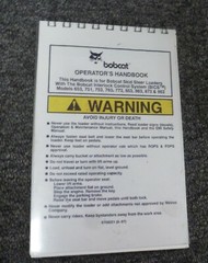 Bobcat 963 Skid Steer Loader w/ BICS Control System Owner Operator Manual
