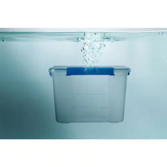 50L/52.8Qt Waterproof Clear Latch Tote IP-67