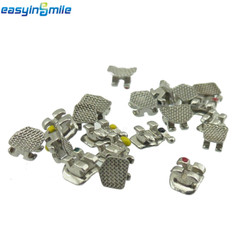 50pk Dental Orthodontic Metal Brackets Mini Brace MBT/ROTH Slot.022/018 Hooks345
