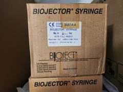 1 CASE, BIOJECTOR SYRINGES for BIOJECT 2000, 100 PER CASE 1CC NUMBER 4